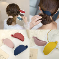 La jadore กิ๊บหนีบผมสวยๆ กิ๊บกล้วย กิ๊บกล้วยเกาหลี กิบติดผม Ponytail banana hairpin Female colorful hairclip