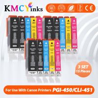 Kmcyinks PGI-450ที่รองรับตลับหมึก CLI-451 BK C M Y สำหรับ Canon PIXMA MG6340 MG7140 Ip8740 MG7540หมึกเครื่องพิมพ์ MG6320