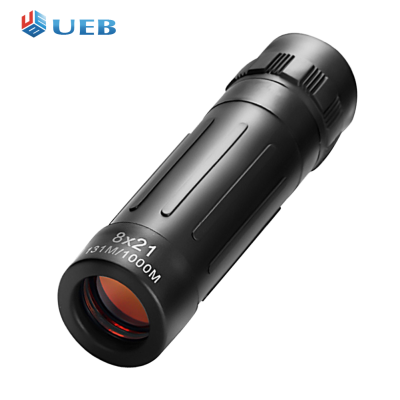 8X21มินิพ็อกเก็ต HD Monoculars แบบพกพาการมองเห็นได้ในเวลากลางคืนไม่ใช่อินฟาเรดกล้องส่องทางไกลสำหรับกลางแจ้งตั้งแคมป์