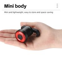 WEST BIKING Bicycle Smart Brake Rear Light Aluminum Alloy 400mAh Bike Tail Safety Flash Light Type-C USB Rechargable Waterproof