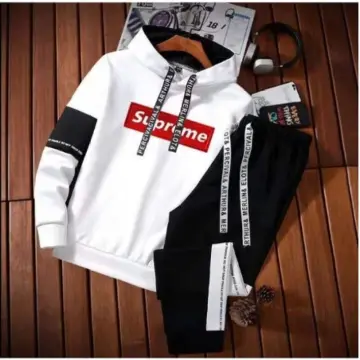 White supreme hoodie on sale price