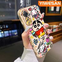 YIWESAN เคสสำหรับ OPPO A58 5G A58X 5G A78 5G เคสลายการ์ตูนสุดสร้างสรรค์บางเฉียบเคลือบหรูหราลายดีไซน์ใหม่ขอบเคสโทรศัพท์คลุมทั้งหมดป้องกันเลนส์กล้องเคสนิ่มกันกระแทก