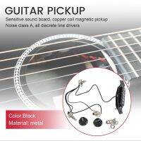 Magnetic acoustic pickup for guitar Black