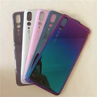 Huawei P20 Pro ฝาหลังปิดโทรศัพท์ด้านหลังหน้าจอโทรศัพท์3มิติอะไหล่ปลอกหุ้มช่องหลังเคส + เลนส์กระจกกล้องถ่ายรูป