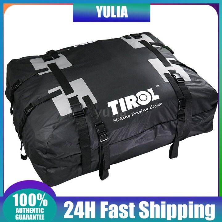 TIROL Waterproof Roof Top Carrier Cargo Luggage Travel Bag 15 Cubic