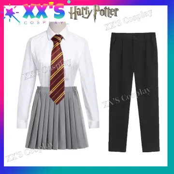 Adult Kids Cloak Cosplay Costumes Magic Outfits Shirt Skirt Cosplay Clothes  Robe Costume Hermione School Uniform - AliExpress