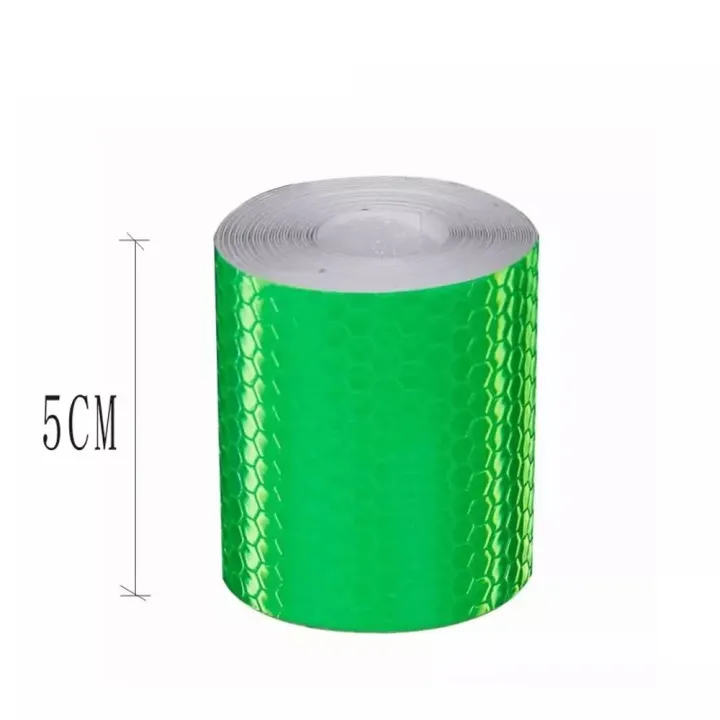 DVFDA Automobile Car Styling Protective Sticker Bike Safety Mark 5300cm Bicycle Car Decal Reflective Strip Sticker Safety Warning Tape Self Adhesive Motorcycle Film