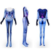 cosplay kaisa lol Cosplay Costume Female Woman men Superhero KAISA Zentai Suit Halloween Bodysuit Adults Kids kaisa kda wig