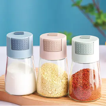 Push -Type Salt Shaker 0.5g Metering Salt Dispenser Seasoning