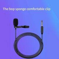 Collar Clip Microphone Small Broadcast Computer Recording Noise Reducti