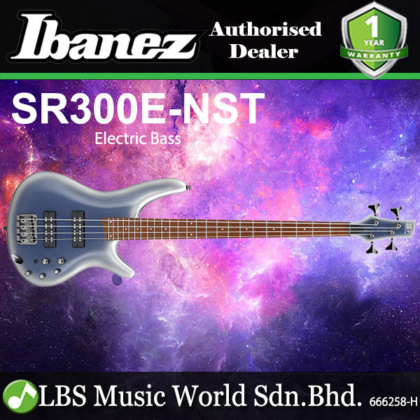 Ibanez SR300E 4 String Electric Bass Guitar - Night Snow