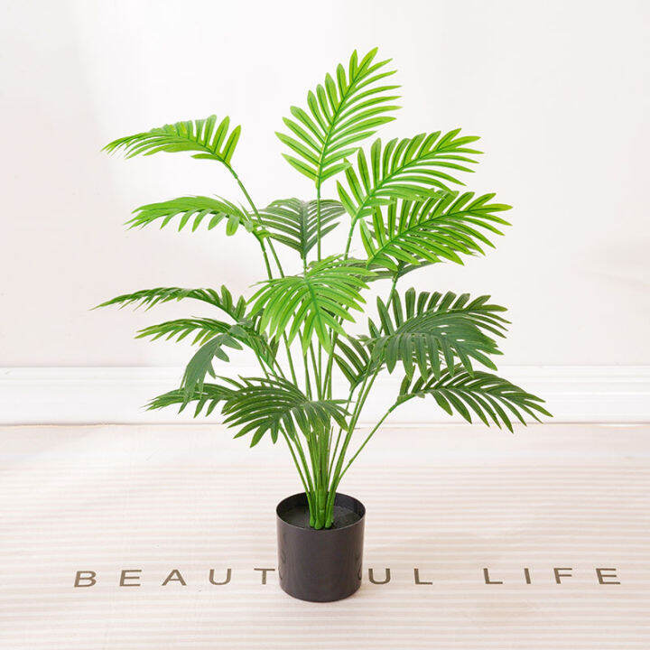 Tall Artificial Plants Lutescens Bamboo Palm Plastic Tall Plants Garden