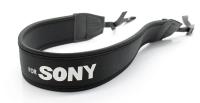 For Sony สายคล้องกล้อง แบบนิ่ม Neoprene รุ่น Sony (สายสีดำ/อักษรขาว)