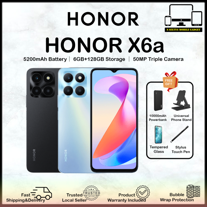 HONOR X6a Smartphon｜6GB+128GB Storage ｜5200mAh Battery｜50MP Triple ...