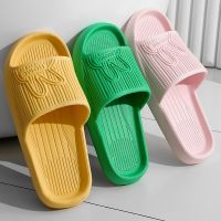 2023 Fashion Flip-Flops Shoes Cloud Soft Women Men Slippers Thick Sole Summer Beach Slides Bathroom Anti-Slip Slippers Sandals House Slippers