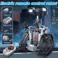 408PCS City Creative High-Tech RC Robot Electric Building Blocks รีโมทคอนลอัจฉริยะหุ่นยนต์ถังอิฐของเล่นสำหรับเด็ก