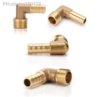 Brass Hose Barb Fitting Elbow 6/8/10/12/16/19mm To 1/4 1/8 1/2 3/8 BSP Male Thread Barbed Coupling Connector Joint Adapter