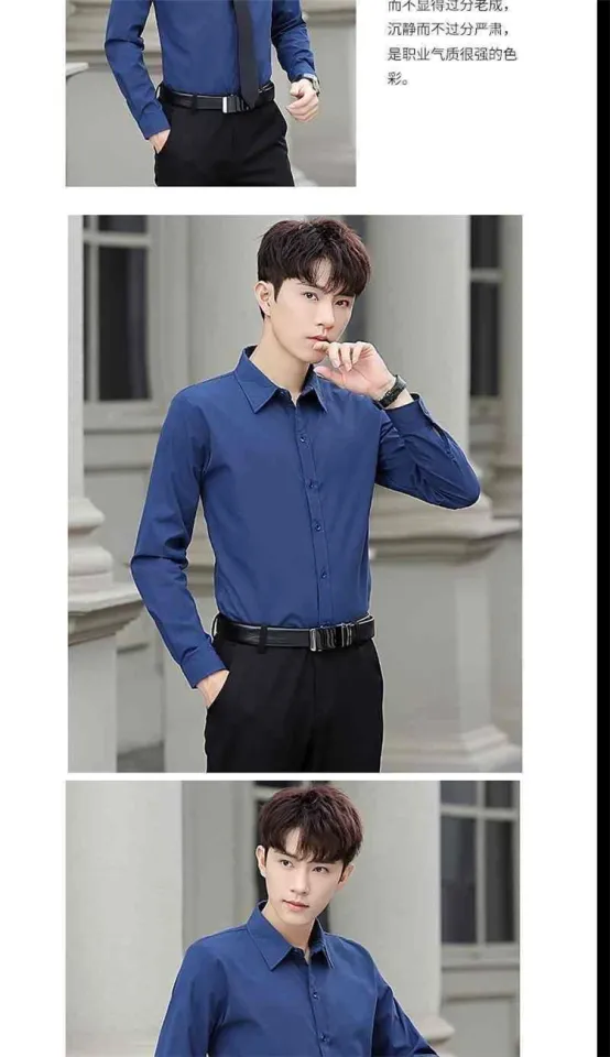French Shirt Men′ S Long Sleeved Cotton Non Ironing Slim Fit Business  Professional Dress Wedding White Shirt - China Cotton Shirts and Long Shirt  price