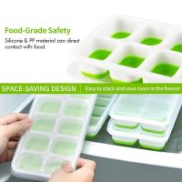 1pc Ice Cube Maker Mold 14 Cubes Silicone With Lids For Ice Cream Party Whiskey Cocktail Cold Drink Honeycomb Ice Cube Tray Bar Wine Tools