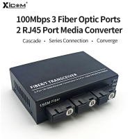 1ชิ้น20กิโลเมตร100เมตรใยแก้วนำแสงสวิทช์สื่อแปลง3ไฟเบอร์2 Rj45 Simplex อีเธอร์เน็ตสวิทช์ไฟเบอร์รับส่งสัญญาณโหมดเดียว