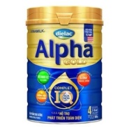 Sữa Bột Vinamilk Dielac Alpha Gold Số 4 850G  2-6 Tuổi