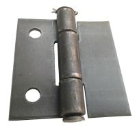 Thickening Iron Welding Hinge Door Gate Detachable Heavy Hinge 3mm Thickness 3pcs Door Hardware  Locks