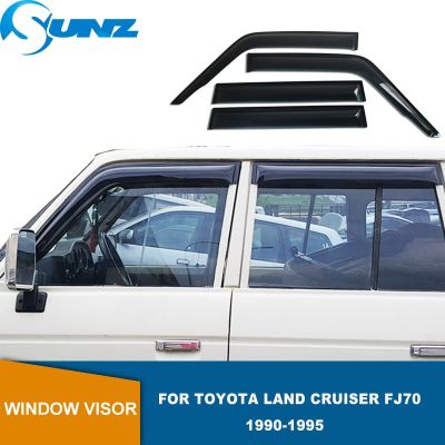 คิ้วกระจกรถข้างสำหรับ Toyota Land Cruiser Prado Fj70 1990 1991 1992 1993 1994 1995โล่ลมดวงอาทิตย์ที่บังฝน SUNZ