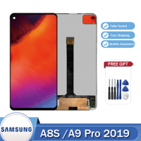 จอ Lcd 6.4นิ้ว TFT G8870สำหรับ Samsung Galaxy A8S,จอ LCD A9 Pro 2019ชุดประกอบดิจิไทเซอร์จอสัมผัสสำหรับ Samsung G8870 G887FZ Lcd