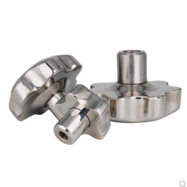 1pc-m6-m8-m10-m12-m14-m16-stainless-steel-304-female-thread-star-knob-handles-star-shaped-clamping-nuts-knobs-plum-hand-wheel-nails-screws-fasteners