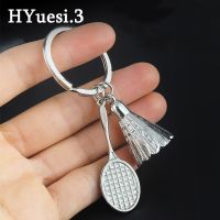 Creative 3d Simulation Badminton Bowling Keychain Unisex Metal Tennis Table Tennis Golf Key Holder Sports Athlete Fans Gifts Key Chains