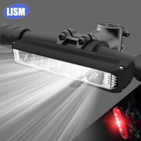 LISM 6000LM Bicycle Light Front 8000mAh Bike Light IPX5 Waterproof Flashlight USB Charging Headlight for MTB Road Cycling Lamp