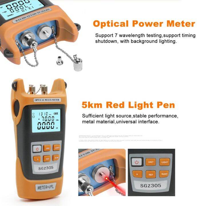 ผู้ขายที่ดีที่สุดไฟเบอร์ออปติก-ftth-ชุดเครื่องมือพร้อม-cleaver-optical-power-meter-คีมปากกาสีแดง