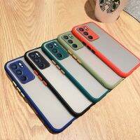 ? เคสโทรศัพท์ ปุ่มสีผิวด้าน ? OPPO A5 2020 / A9 2020 / A73 / A74 5G / A54 4G / A52 / A53 / A91 / A92 / A93 / A94 / F11Pro / C2 / F9 เคสกันกระแทก ขอบนิ่มหลังแข็ง เคสขอบสี