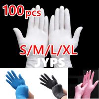 Black Nitrile s 100pcs Waterproof Cleaning PVC Rubber Latex s Guantes Pink Disposable Work s Kitchen Gadget set