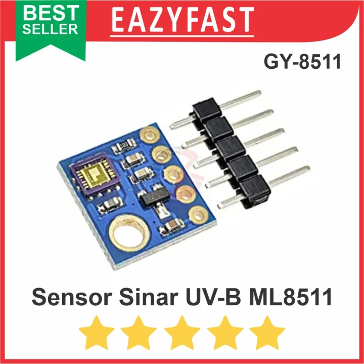 GY-8511 ML8511 Sensor Cahaya UV UVB Rays Ultraviolet B Module Arduino ...