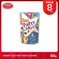 [8 PCS][MANOON] FRISKIES Party Mix Beachside ขนาด  60 กรัม