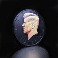 2022 Kennedy Head Commemorative Coin Decorative Challenge Coin Gold Plated Embossed Coin Collection Coin Gift Home Decoration