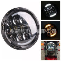 [In stock]7 เหมาะสำหรับไฟหน้ารถจักรยานยนต์ Harley JEEP Wrangler 7 การดัดแปลงรถยนต์ไฟหน้านิ้ว led ไฟหน้า