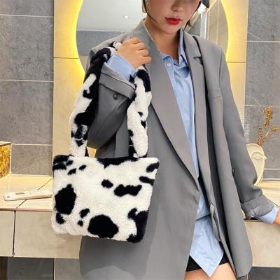 2022ใหม่ Elegant Cow รูปแบบผู้หญิง Tote กระเป๋าถือขนาดใหญ่ความจุสุภาพสตรีไหล่กระเป๋าแฟชั่นหญิง Messenger กระเป๋า