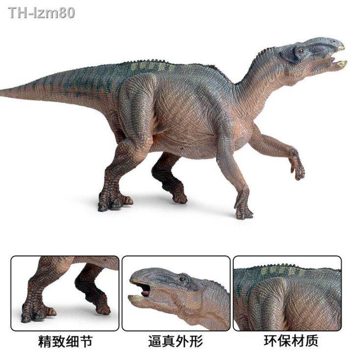 ของขวัญ-ของเล่นไดโนเสาร์-jurassic-จำลอง-solid-ไดโนเสาร์-iguanodon-tyrannosaurus-rex-static-สัตว์พลาสติกเครื่องประดับ