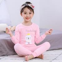 ZZOOI Little Princess Girls Pajamas Sets Kids Cotton Sleepwear Baby Homewear Teenager Girls Nightwear Pyjamas Kids Bear Animal Pijamas