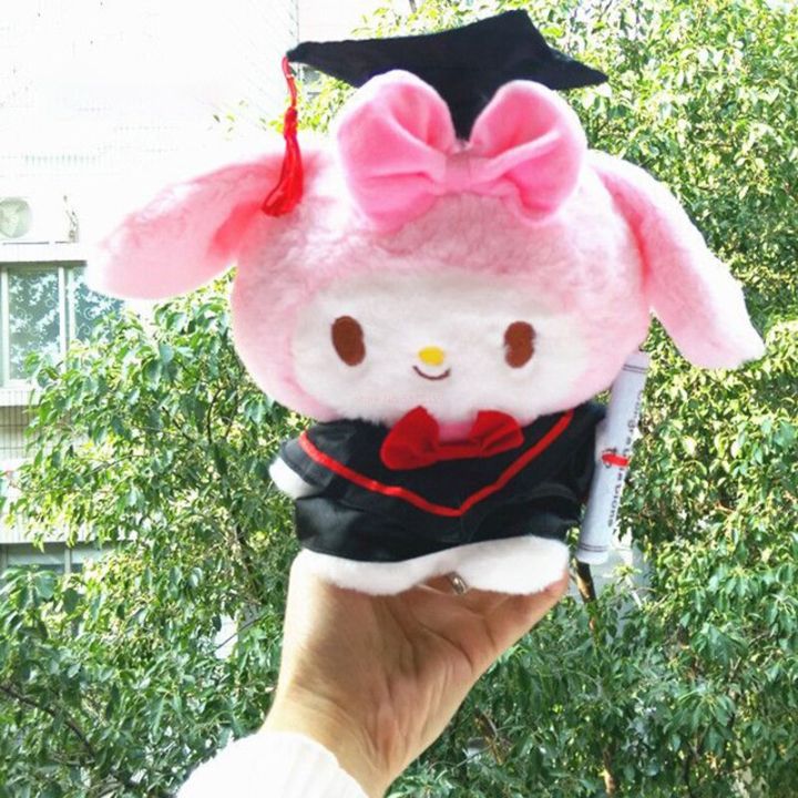 sanrio-สุนัข-cinnamoroll-การ์ตูนจบการศึกษาของฉัน-kuromi-hello-kitty-น่ารักหมวกตกแต่งของเล่นตุ๊กตาตุ๊กตาสำหรับเด็กของขวัญสินค้าขายดี