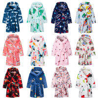 Christmas Boys Girls Keep Warm Terry Robe Kids Kigurumi Astronaut Home Sleepwear Dinosaur Unicorn Winter Bathrobe for Children