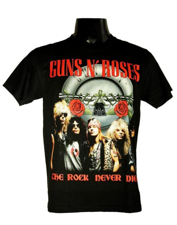 เสื้อวง-guns-n-roses-กันส์แอนด์โรสเซส-ไซส์ยุโรป-เสื้อยืดวงดนตรีร็อค-เสื้อร็อค-gun581-ส่งจาก-กทม