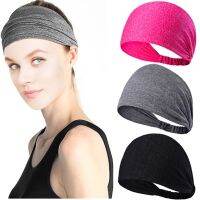 【cw】 Sports HeadbandsSweatAnti-slip Scarf Hairbands Elastic broadside Hair BandsYoga Hair accessories Turban 【hot】