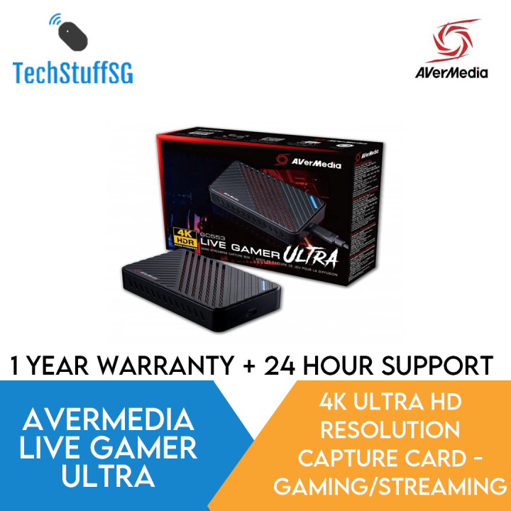 AVerMedia Live Gamer Ultra | GC553 - External USB 3.1 4K UHD Capture ...