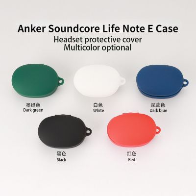 For Anker Soundcore Life Note E protective case solid color silicone soft case For Soundcore Life Note E shockproof case cover Wireless Earbud Cases