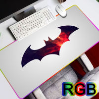 RGB LED Lighting Light Batman XXL Large Desk Mat Computer Mats Gaming Mousepads Mat 800x300mm PC Play Mouse Pad Table Carpet