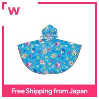 Skater Rain Poncho Kids Raincoat Baby Shark Adaptation Height 80-100cm RAPO2-A