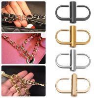 Adjustable Metal Buckle Clip Handbag Chain Strap Length Shorten Bag Screw Positioning Adjustment Sewing Buckle Accessories